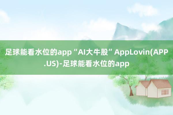 足球能看水位的app“AI大牛股”AppLovin(APP.US)-足球能看水位的app