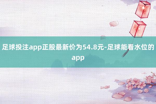 足球投注app正股最新价为54.8元-足球能看水位的app